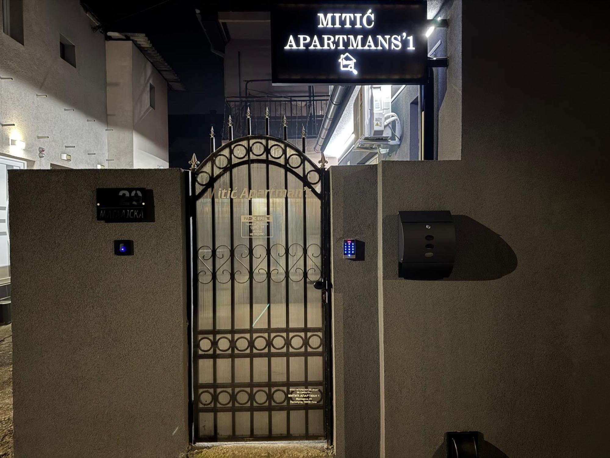Mitic Apartmani 1 Nis Exterior photo